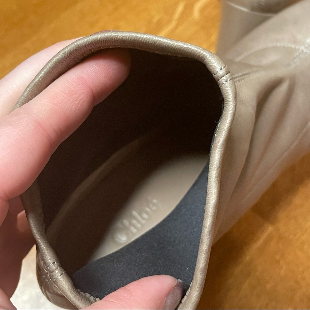 Chloe Grey Heeled Sock Bootie - Picture 14 of 15